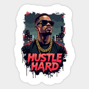 Street King: Bold Style and Urban Swagger Sticker